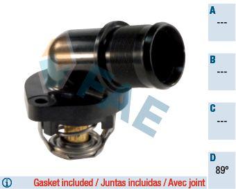 FAE 5322689 Thermostat Complete with Cover 89°C° 106 206 306 C2 C3 II C3 Pluriel Xsara Saxo Tu3jp-T — Water Pump & Thermostat