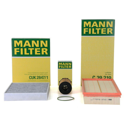 Mann Porsche Cayenne 3.0 Diesel Scheduled Service Filter Set Mazotsuz — Maintenance & Service Kits