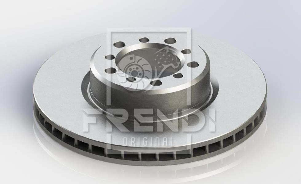FRENDI 24635 Brake Disc Front Mercedes S-Class W126 — Brake Rotors & Drums