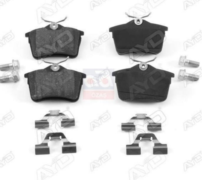 AYD 11-60072A Rear Brake Pad Peugeot 308 SW/307/Partner Tepee/Berlingo/C4 1.6 HDi — Brake Pads