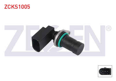 Zegen ZCKS1005 Crankshaft Speed Sensor BMW 3 (E46) 98-02 / 3 (E36) 95-99 / 5 (E39) 96-03 / 5 (E60) 03-05 / 7 (E38) 95-01 / 7 (E65) 03-08 / 7 (E65) 03-08 / X3 (E83) 04-06 / X5 (E53) 00-06 / Z3 (E
