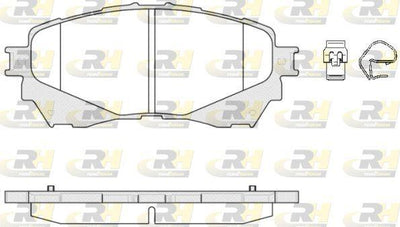 ROADHOUSE 21538.04 Brake Pad 6 Gj 12 — Brake Pads