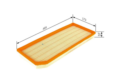 Bosch 1457433102 Air Filter Golf V 04-Jetta III 05-Passat 05-/A3 04-2.0 TFSI 2.0 FSI Axx Bpy Bwa — Air & Cabin Filters