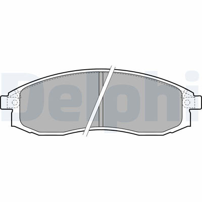 Delphi LP1759 Brake Pads for Maxima and L200 Vehicles