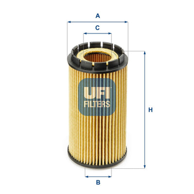 Ufi 25.053.00 Oil Filter Huyundaı Elantra (Xd) Santafe I Kia Cerato Sportage (Je Km)