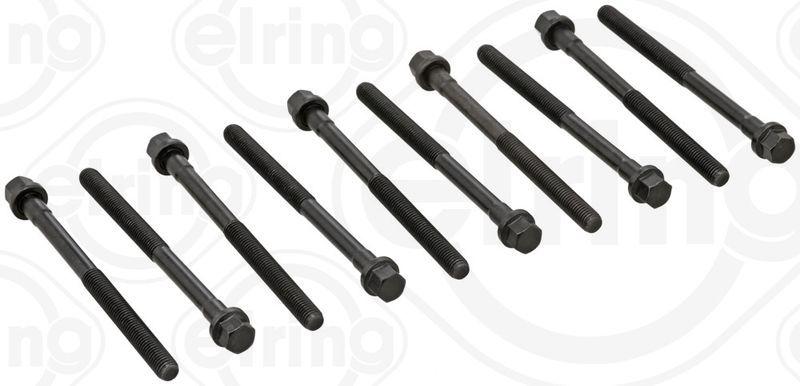 ELRING Cylinder Head Bolt Set - Sil.Kap.Stud Set for Escort 1.6 CL 1990-1995 — Cylinder Head & Block