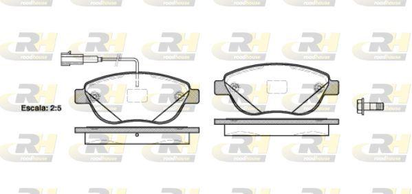 ROADHOUSE 2859.12 Brake Pad 500 10 07 — Brake Pads