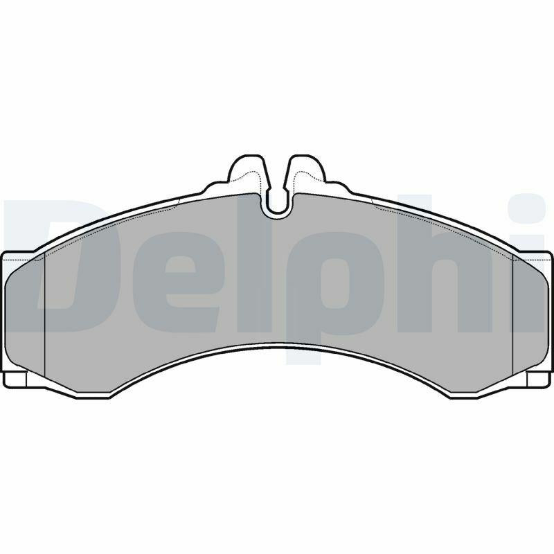 Delphi LP1046 Brake Pad Set - Front and Rear for Lt46-Sprinter — Brake Pads