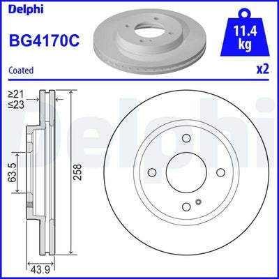 Delphi Disc Brake — Brake Rotors & Drums