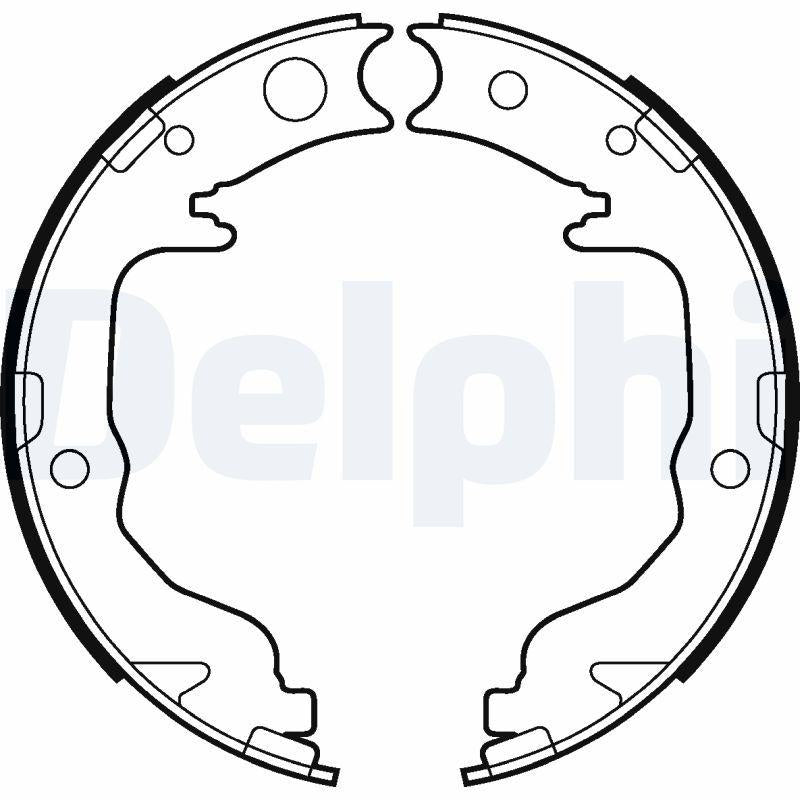 Delphi LS2026 Brake Pabucu