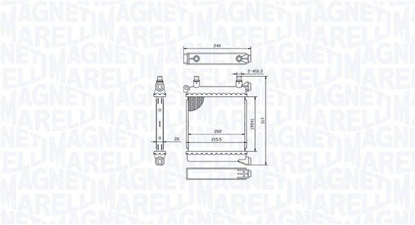 Magneti Marelli 350213214500 Su Radiator 1F40-F45-F45-X1 F48-X2 F39-F60 B38-B48 14 — Radiators & Fans