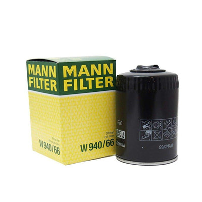 Mann W940-66 Oil Filter VW Passat 1.8T 96-05 /Audi A4-A6 /Skoda Superb — Oil Filters