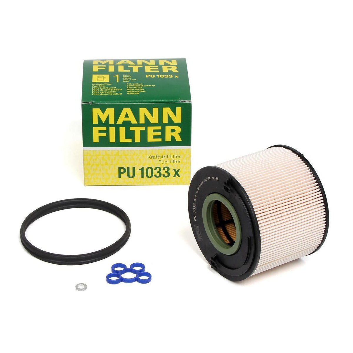Mann PU1033X Audi Q7 2006-2014 Models 3.0 TDI Motor Fuel Diesel Filter — Fuel Delivery