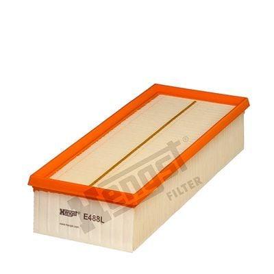 HENGST E488L Air Filter - Compatible with VW Caddy, Golf V, Passat TDI — Air & Cabin Filters