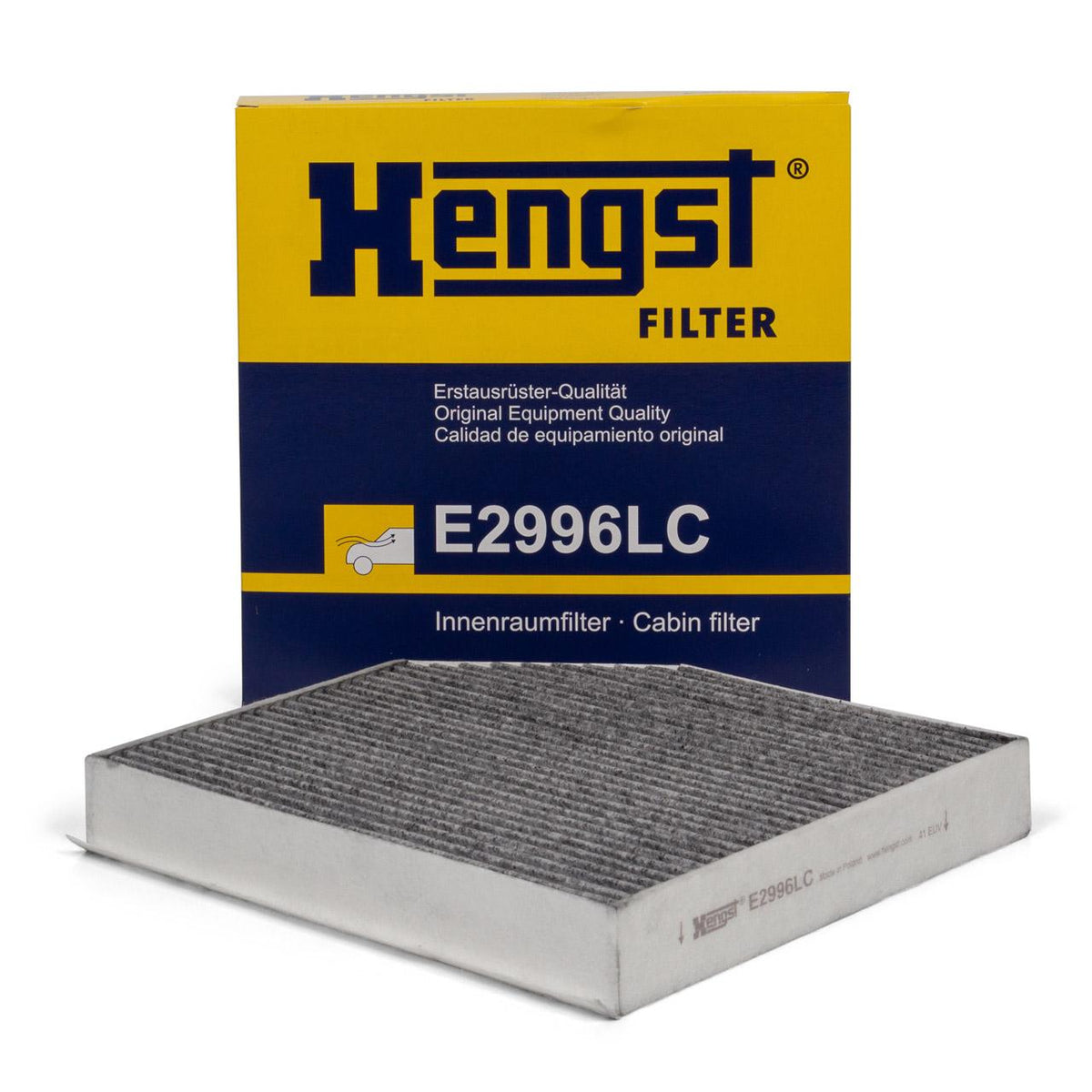 Hengst E2996LC VW A6-A7-A8 2011+ with Carbon Cabin Air Filter ā Air & Cabin Filters