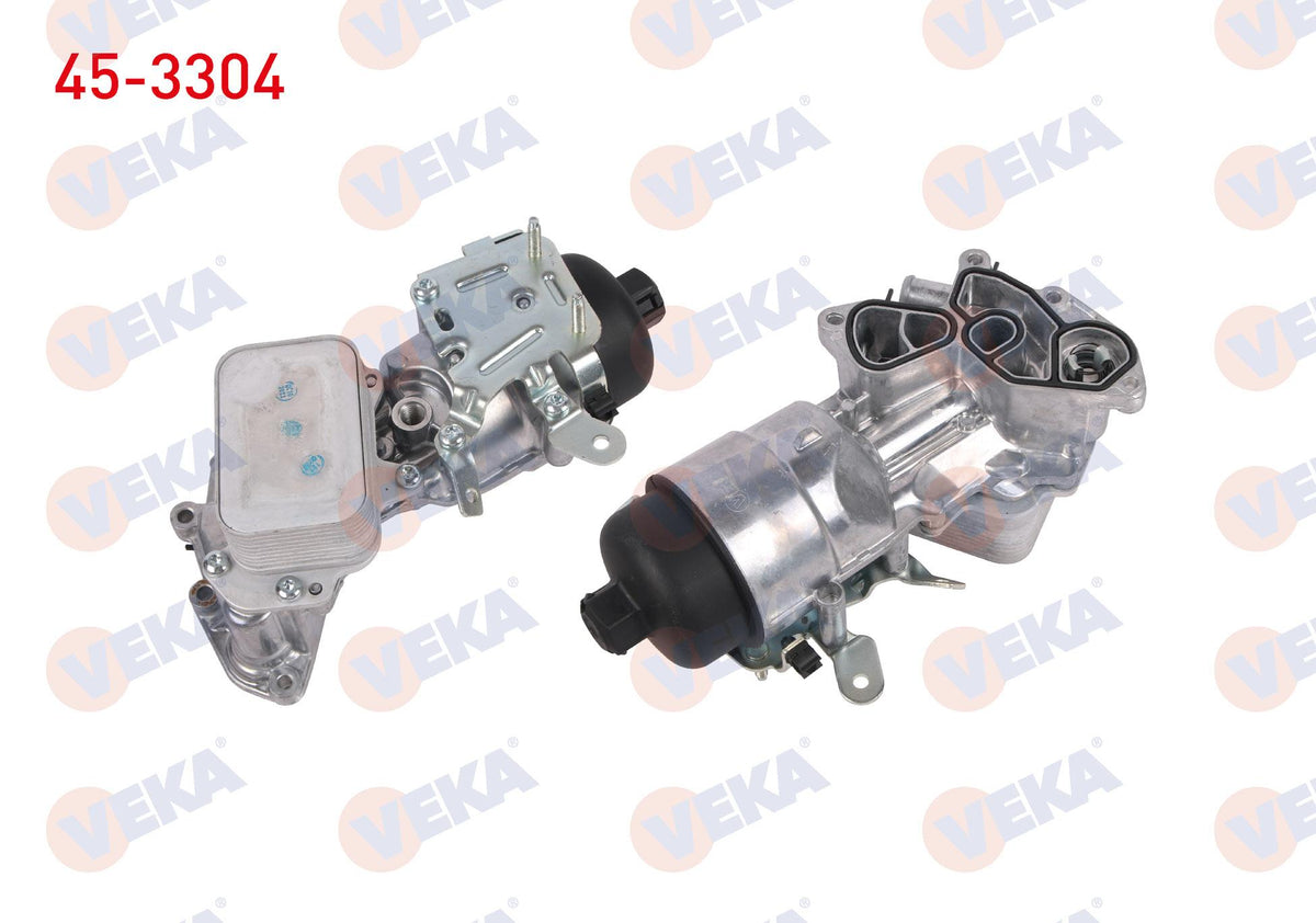 Veka 45-3304 Oil Cooler Complete with Bracket with Gasket Euro 6 301 1.6 BlueHDi 14-19 / 308 II 1.6 Blue HDi-13-21 / 508 1.6 Blue HDi 14-18 / 3008 1.6 Blue HDi 13-16 / 5008 1.6 Blue HDi 13-16 / C