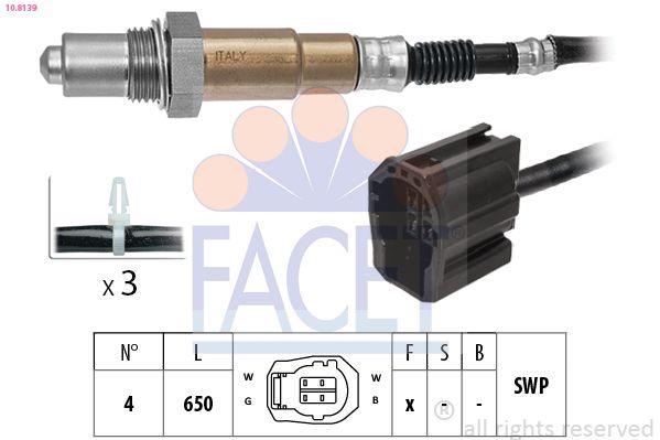 Facet 10.8139 Oxygen Sensor Mazda 3 1.4 1.6 03-09