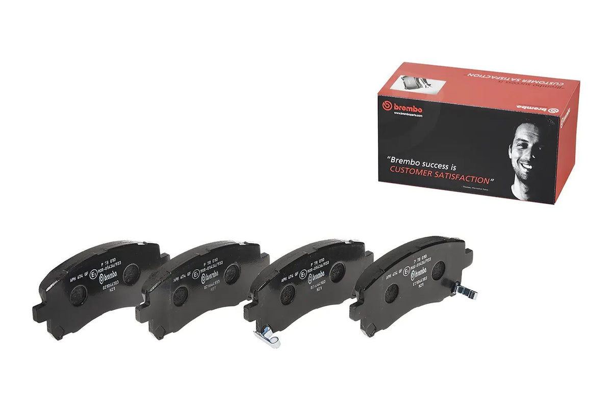 Brembo P78010 Brake Pad Front & Rear Low-Met Subaru — Brake Pads