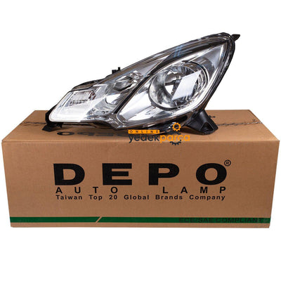 Depo 552-1134LMLDEM7 Citroen C3 II Ds3 Left Front Headlight Black Type — Headlights