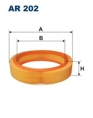 Filtron AR202 Air Filter Opel Ascona B, Ascona C and 5 more models — Air & Cabin Filters