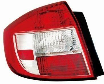 DEPO Tail Lamp Left for Suzuki SX4 - Red, ECE Approved — Tail, Signal & Reflectors