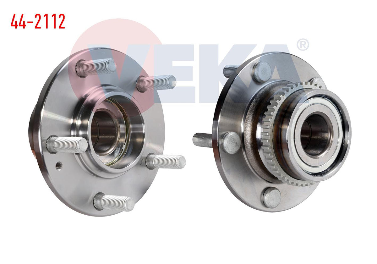 Veka 44-2112 Wheel Hub Left-Right Rear with Bearing Hyundai Tucson 2.0 CRDi 4X2 ABS with Ring 48 Outer 5 Lug — Hub Assemblies