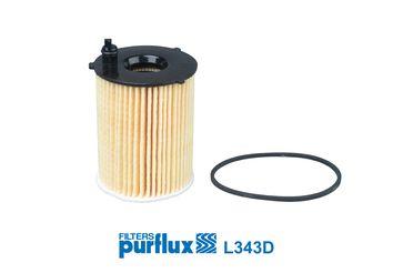 Purflux L343D Oil Filter Ford Fiesta/Fusion 1.4 TDCi, Peugeot 206/207/301/307/308/407 1.4-1.6 HDi — Oil Filters