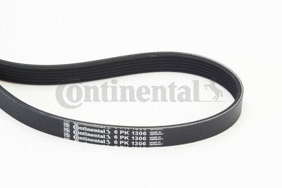 CONTINENTAL CTAM 6PK1306 V-Ribbed Belt Ford C Max 1.8 2.0 16V 07 Focus 04 Focus C Max (03 07) Mazda Nissan Volvo — Belts