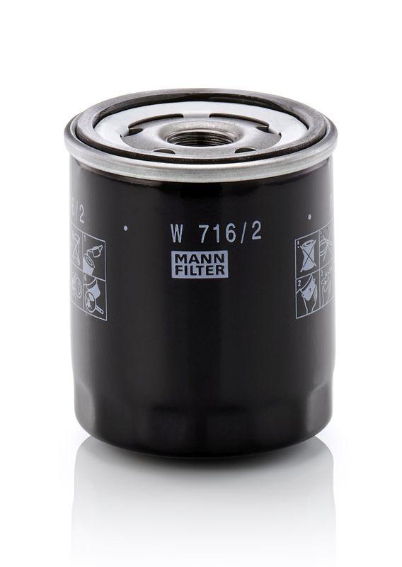 Mann W716-2 Oil Filter Egea 500 500X Giulietta 1.4 Tb 15 — Oil Filters