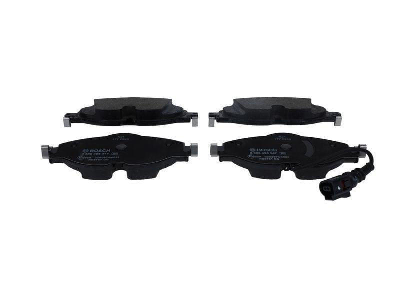 BOSCH Brake Pad Set 0986495347 - Low-Metallic Material for Golf VII, Sharan, and Leon — Brake Pads