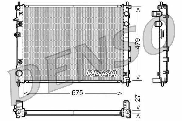 DENSO DRM36012 Subaru Tribeca 2005+ Radiator - Aluminum Cooling System for 3.0/3.6L — Radiators & Fans