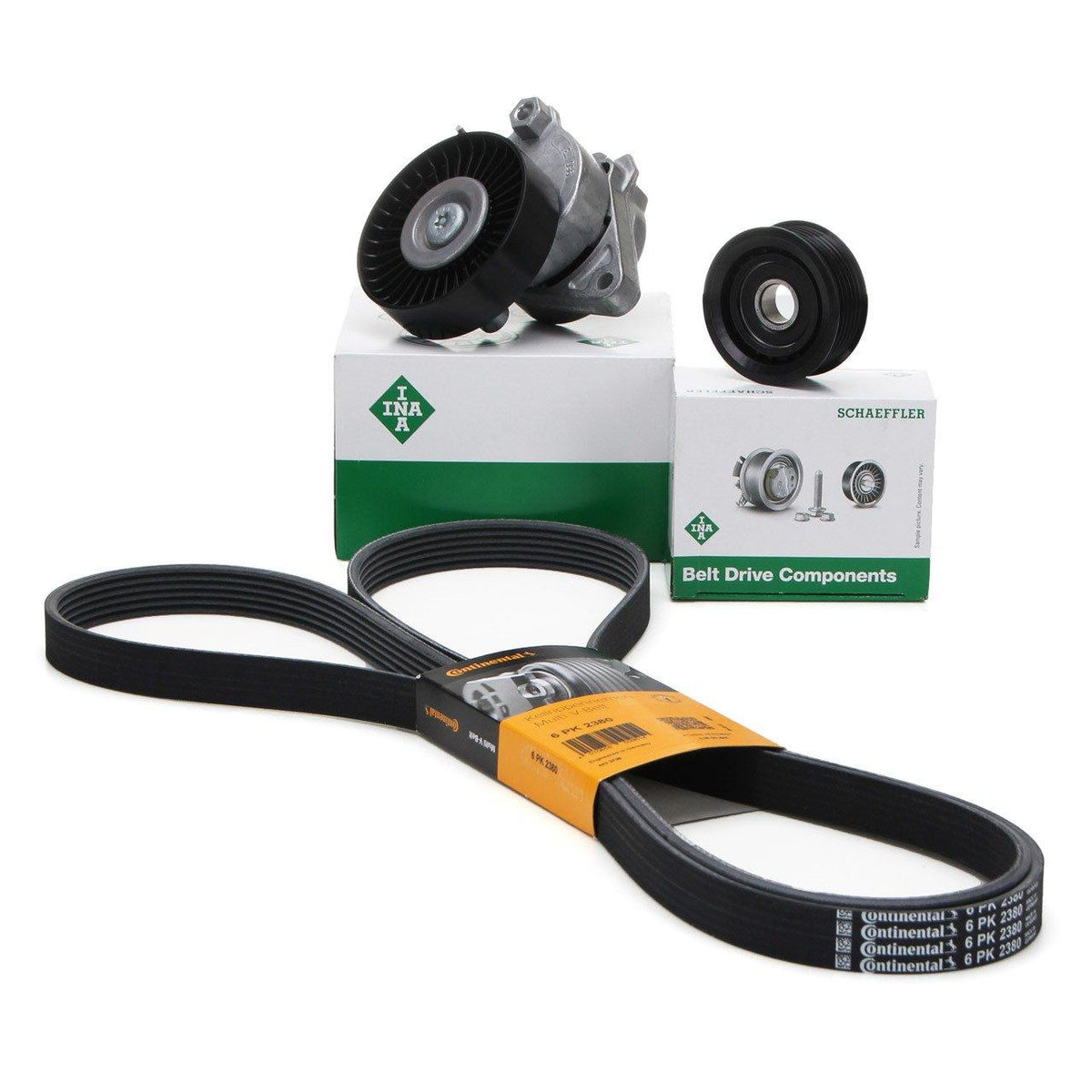 Mercedes W220 Body S500 V-Belt Tensioner Set Belt Ve Ball Bearing — Auto Parts Hall, Pulleys & Tensioners