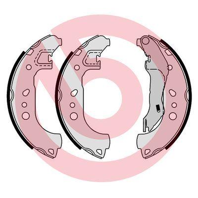 Brembo S85543 Rear Brake Shoe Toledo 13 > 19 Rapid 13 > Roomster 11 > 15 — Brake Cables & Hardware
