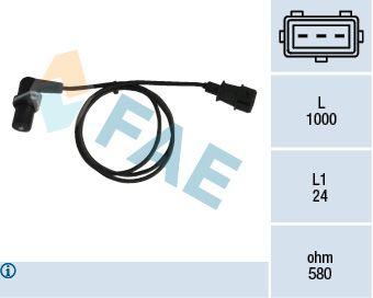 FAE 79045 Crankshaft Speed Sensor Opel Frontera B X22SE/Y22SE/X22XE/Captiva Z24