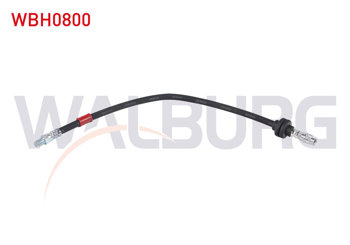 WALBURG WBH0800 Brake Hose Front Left-Right 440mm Renault Captur 0.9 TCE-1.2-1.5 dCi 2013-| Set of 2 — Brake Hydraulics