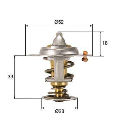 MAHLE Thermostat 92°C - Fiesta & Focus — Water Pump & Thermostat