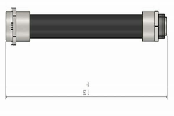 CAVO C900864A Rear Brake Hose - Compatible with BMW E81 E84 E87 E90 F20 F30 — Brake Hydraulics
