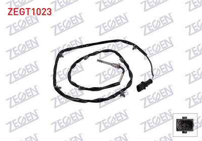 Zegen ZEGT1023 Exhaust Temperature Sensor (Egt) Opel Astra H (A04) 1.9 CDTi 2004-2010 / Zafi — Temperature Sensors & Switches