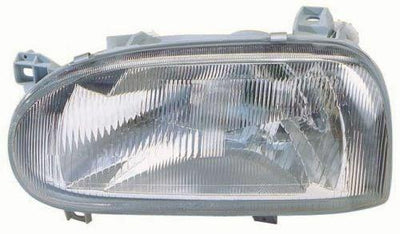 DEPO Front Left Headlight for Volkswagen Golf III (1992-1997) - H4 Bulb Type, ECE Approved — Headlights