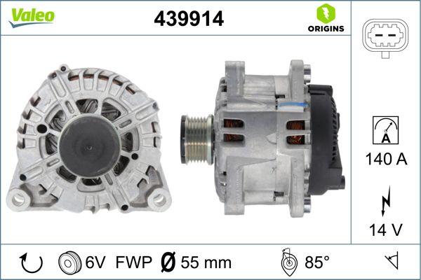 Valeo 439914 Alternator Kmp 08 > Mondeo.IV-S-Max-Galaxy 2.0-2.2Tdci — Starting & Charging