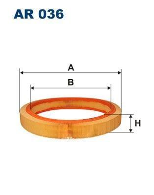 FILTRON AR036 Air Filter - High Efficiency Filter Element — Air & Cabin Filters