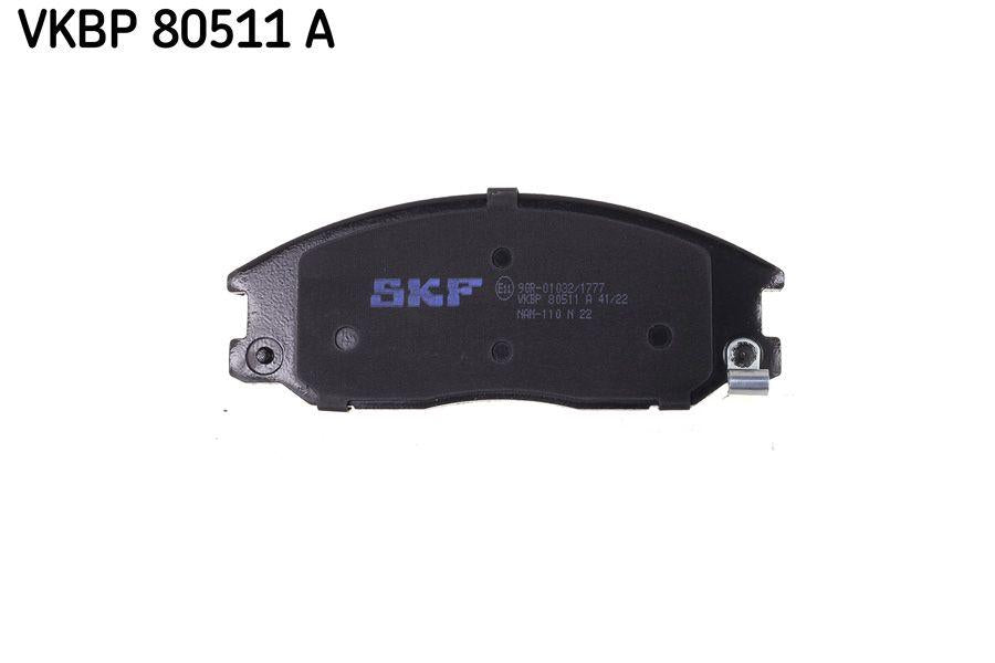 SKF VKBP80511A Front Brake Pad Hyundai Santa Fe 01>06 Trajet 99> Ssangyong Actyon 08>12 Kyron 08>12