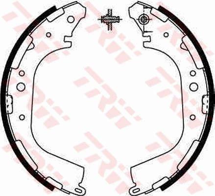 TRW GS8590 Brake Pad Brake Shoe Rear-(Nissan Pathfinder 97 / 04 R50) — Brake Cables & Hardware