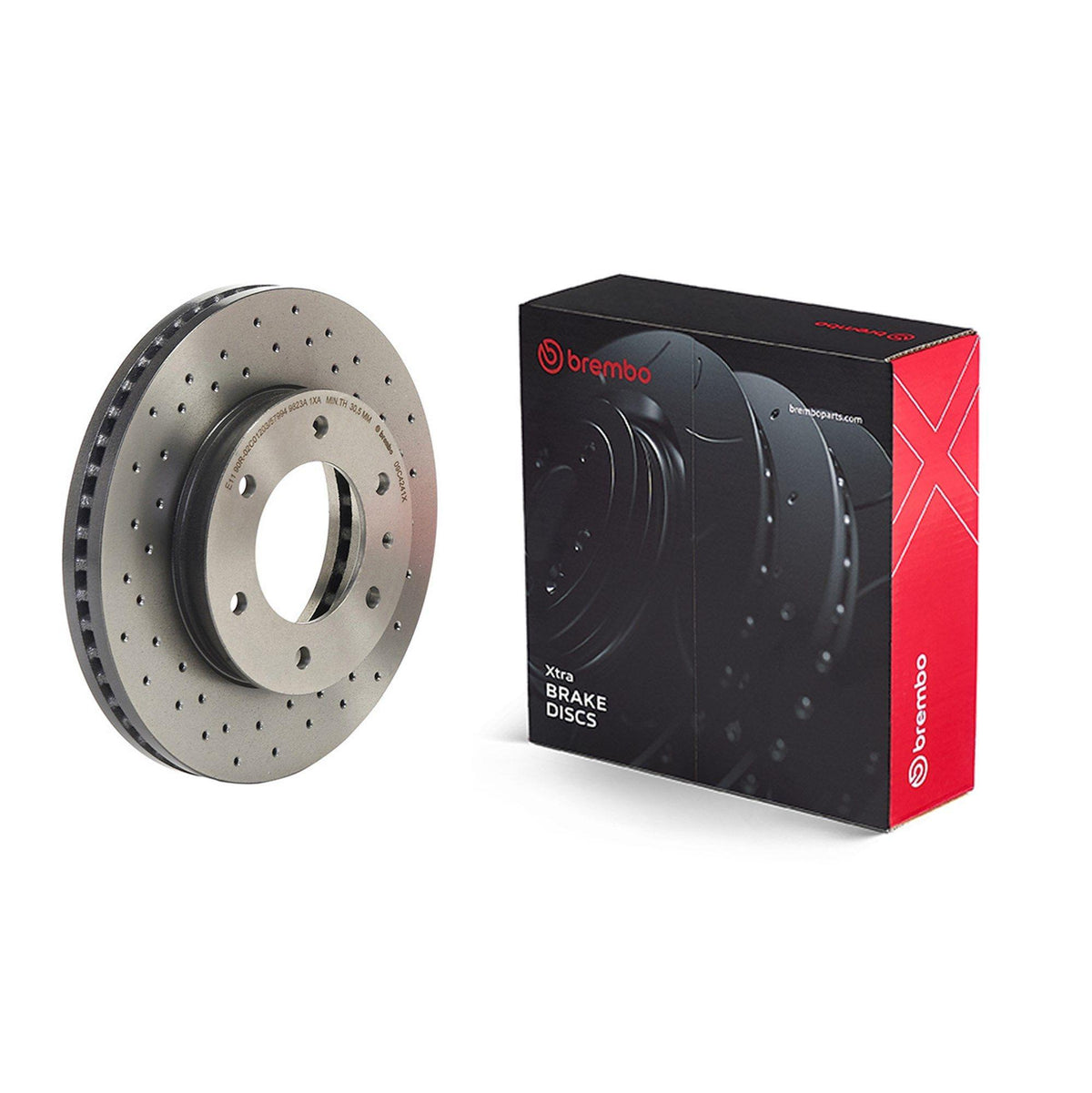Brembo 09C4241X Front Brake Disc Mirror (Drilled Performance) Ford Ranger Tke 2.2-3.2 11 > Ford Ranger 2.0 Ecoblue 22 > - 1 Piece