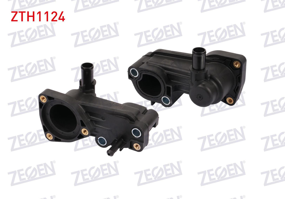 Zegen ZTH1124 Thermostat Flange Plastic Ford Focus I-II 1.8 TDCi 1998-2011 / Tourneo Connect 1.8 TD — Water Pump & Thermostat