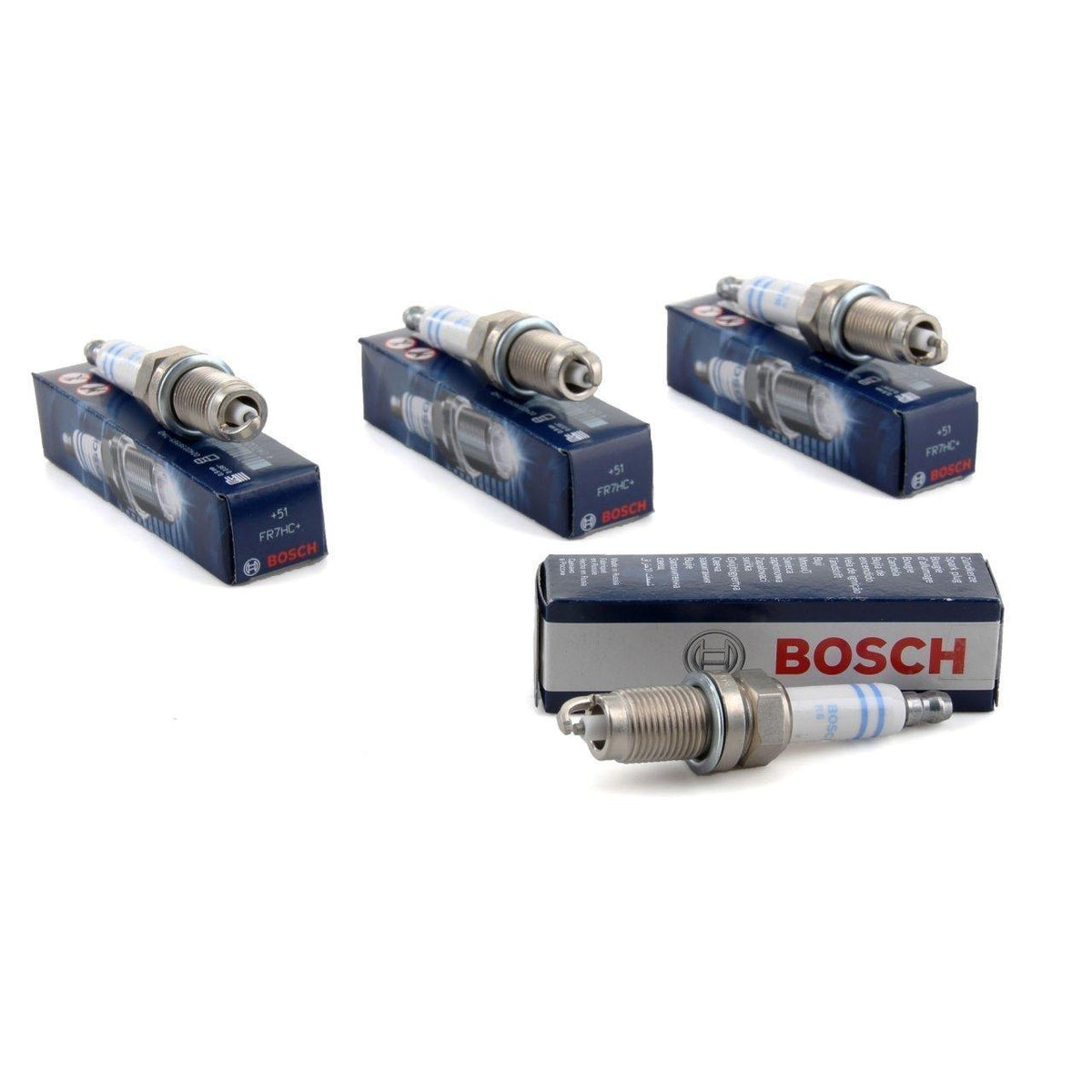 BOSCH Spark Plug Kit - Compatible with Seat Ibiza 2010-2015 1.4 / 1.2 Engine — Coils & Plugs