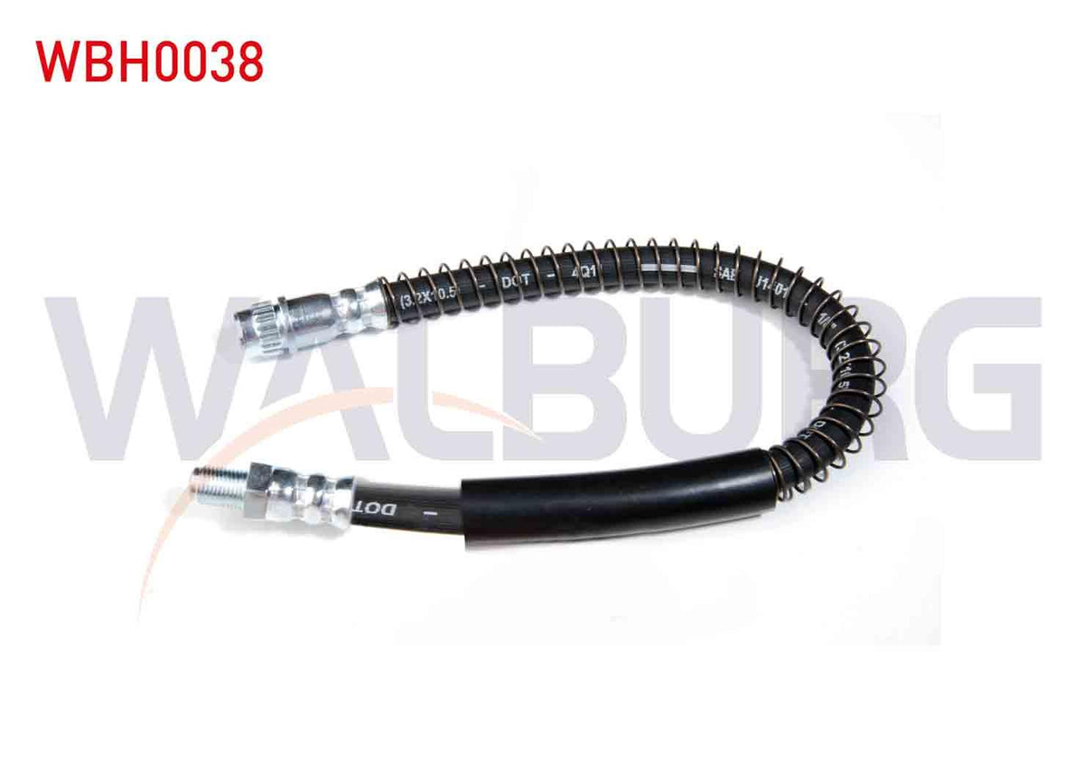 WALBURG WBH0038 Brake Hose Front Left-Right 320mm Renault Symbol II (Lu1 / 2) 2008-2012 / Renault Clio II — Brake Hydraulics