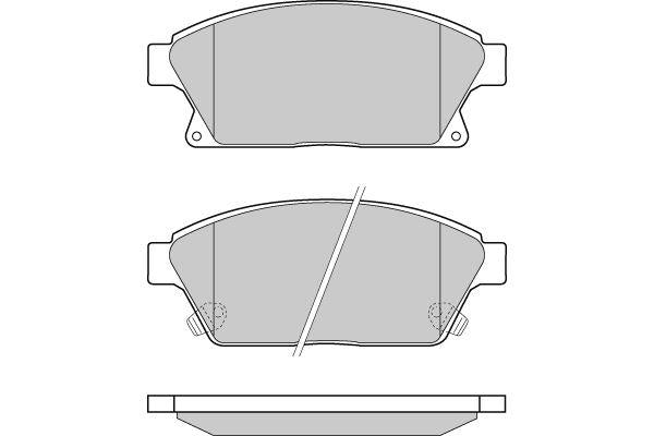 MGA 55340 Brake Pad Brake Front-(Chevrolet: Cruze 09 > 12 / Aveo 11 > / Opel: Astra J 09 > 12 / Mokka 12 > 13-16 — Brake Pads