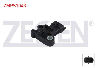 Zegen ZMPS1043 Map Sensor Opel Astra J 1.4 2009-2015 / Corsa D 1.4 2012-2018 / Mokka A 1.4 2013-2 — Engine Management Sensors
