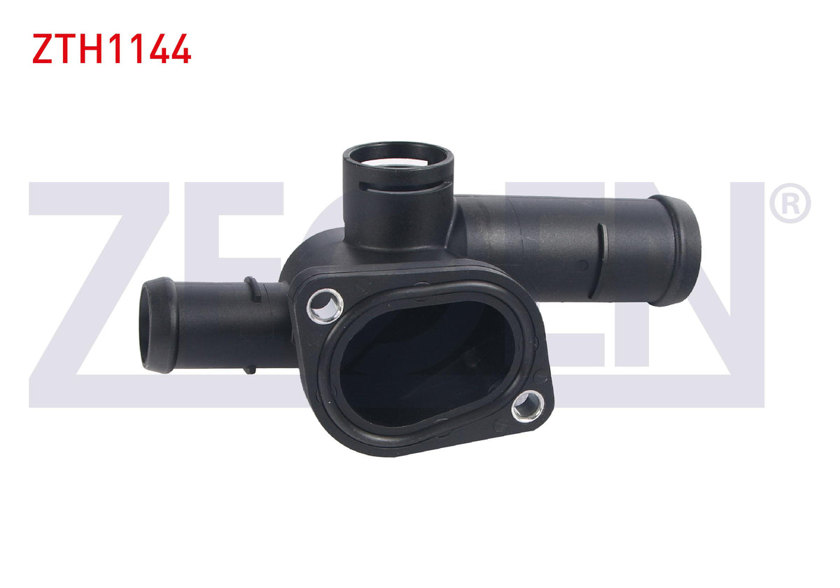 Zegen ZTH1144 Thermostat Flange Plastic Octavia 1.6i M-T 04-12 / A3 1.6 M-T 03-12 / Leon 1.6 M-T 05 — Water Pump & Thermostat